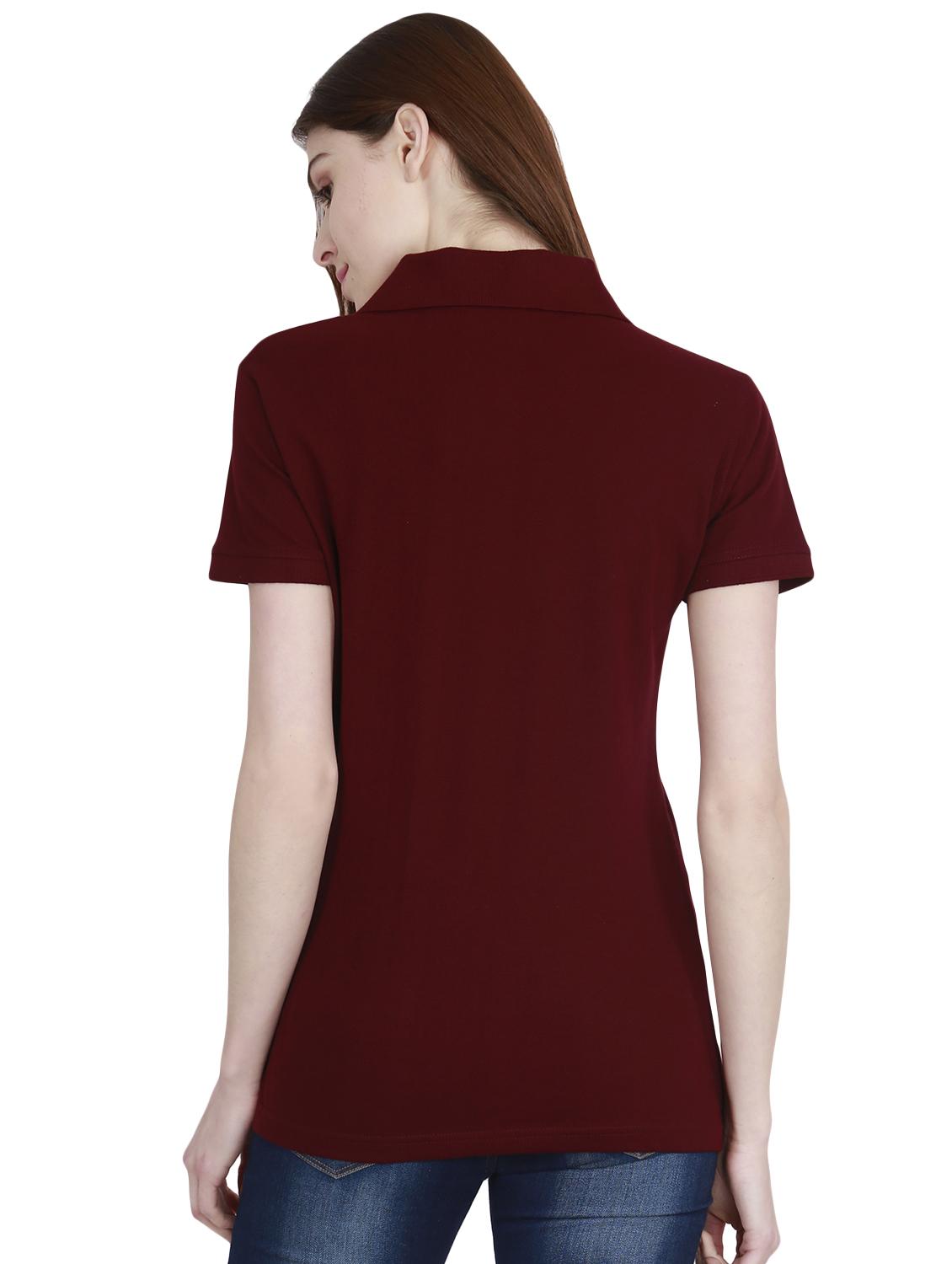 solid polo neck tee - 16457909 - Standard Image - 2