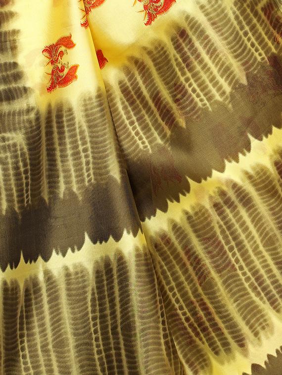 motifs printed saree with blouse - 16460033 - Standard Image - 2