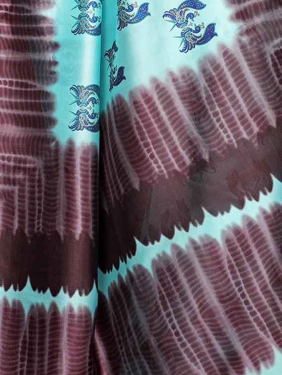 conversational printed saree with blouse - 16460036 - Standard Image - 2