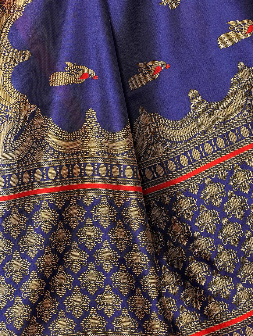conversational printed saree with blouse - 16460282 - Standard Image - 2