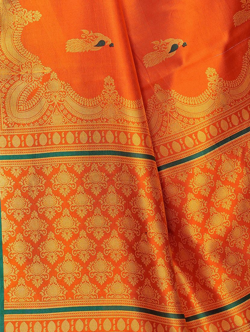 kalamkari printed saree with blouse - 16460286 - Standard Image - 2