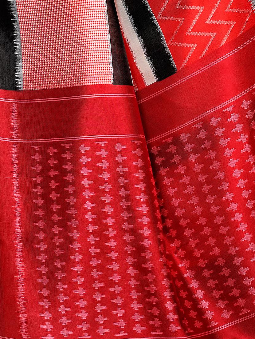 chevron printed saree with blouse - 16460289 - Standard Image - 2