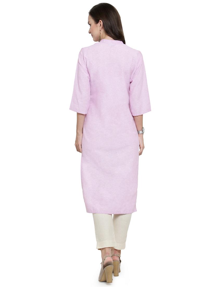 women's straight kurta - 16464257 - Standard Image - 2