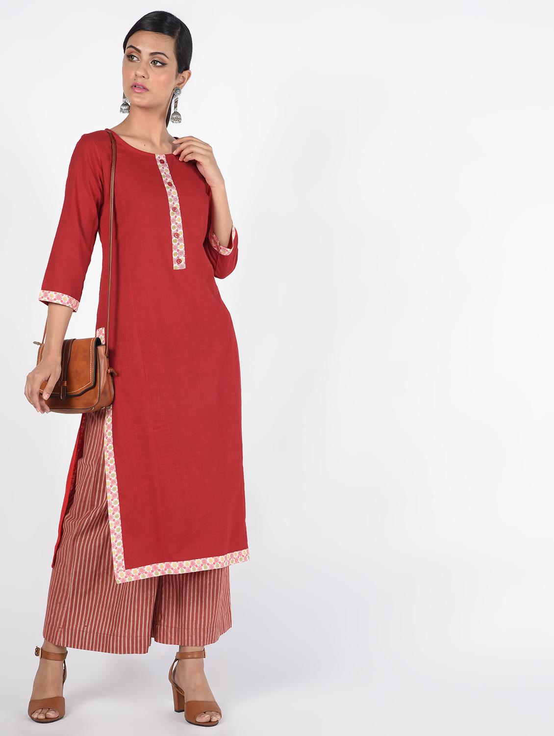 women's straight kurta - 16466289 -  Zoom Image - 0