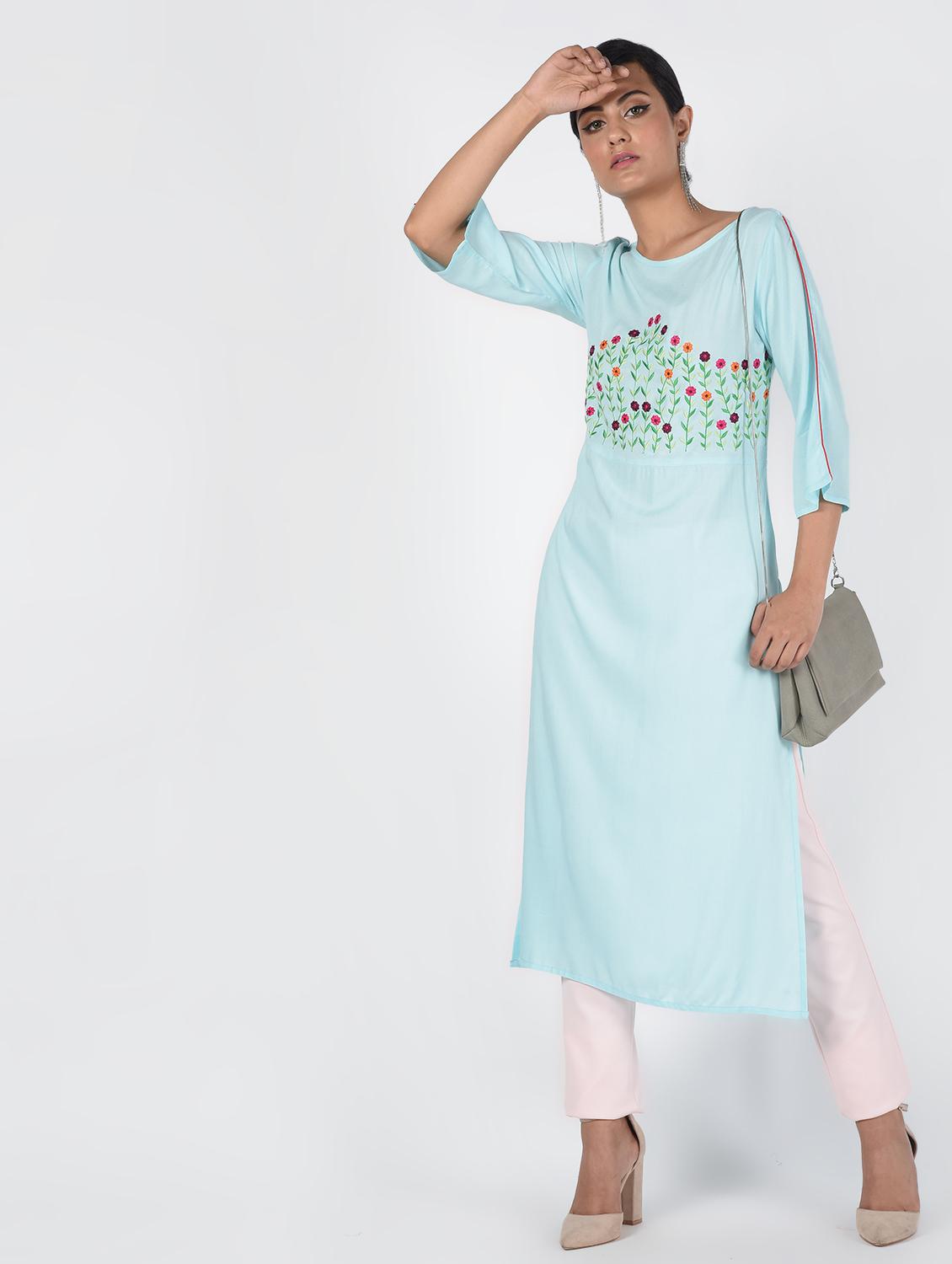 women's straight kurta - 16466307 -  Zoom Image - 0