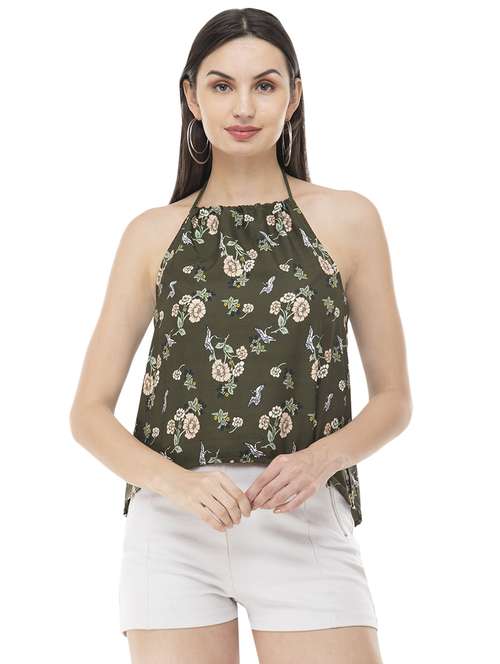 women's asymmetric square neck top - 16466422 - Standard Image - 0