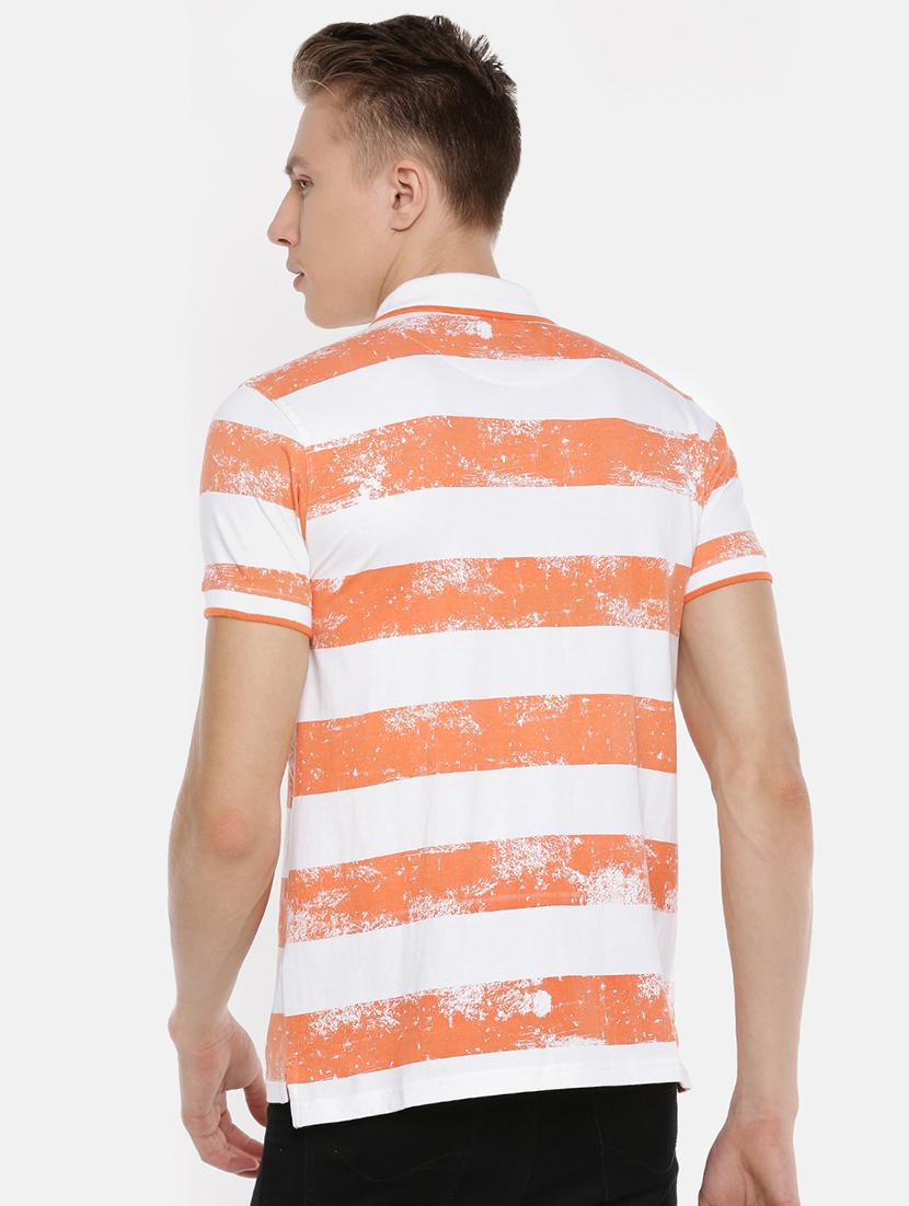 orange striped t-shirt - 16467653 - Standard Image - 2