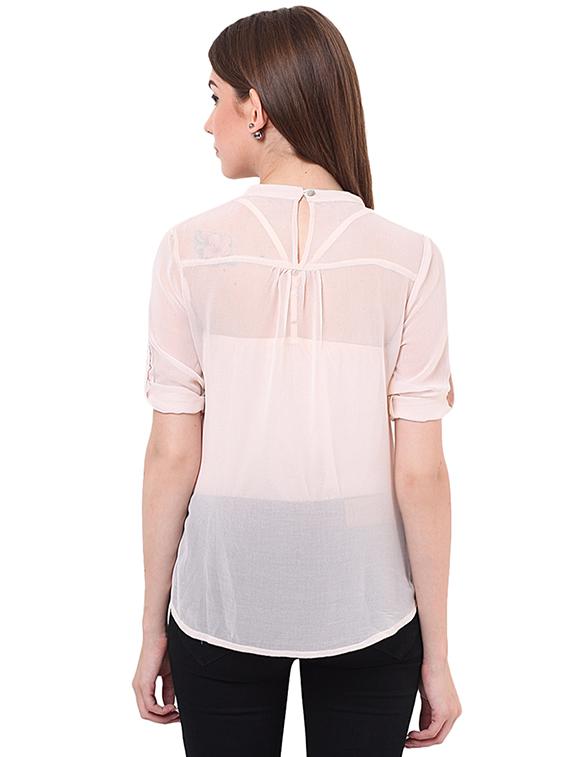 women's straight mock neck top - 16468418 - Standard Image - 2