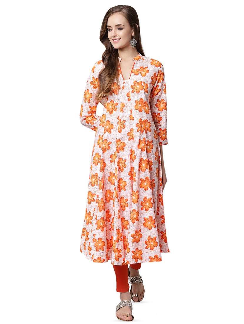 floral a-line kurta