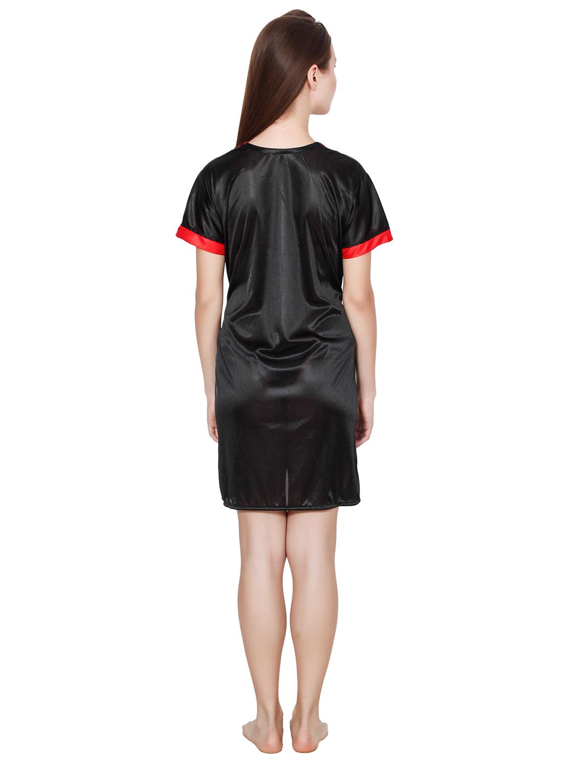 contrast bind sleepwear robe - 16479267 - Standard Image - 2