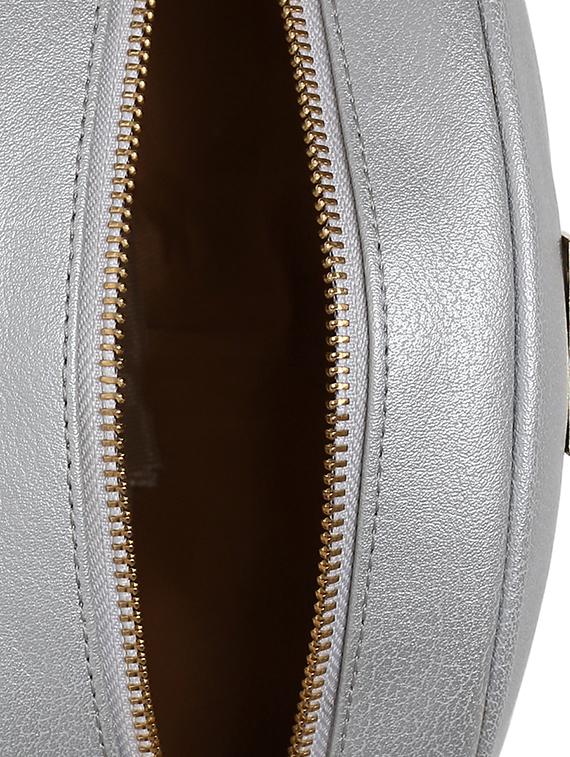 silver leatherette (pu) sling bag - 16480985 - Standard Image - 2