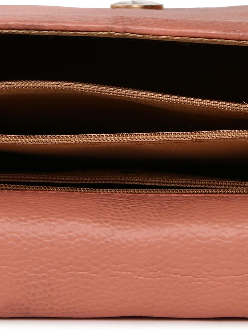 pink leatherette (pu) sling bag - 16481004 - Standard Image - 2