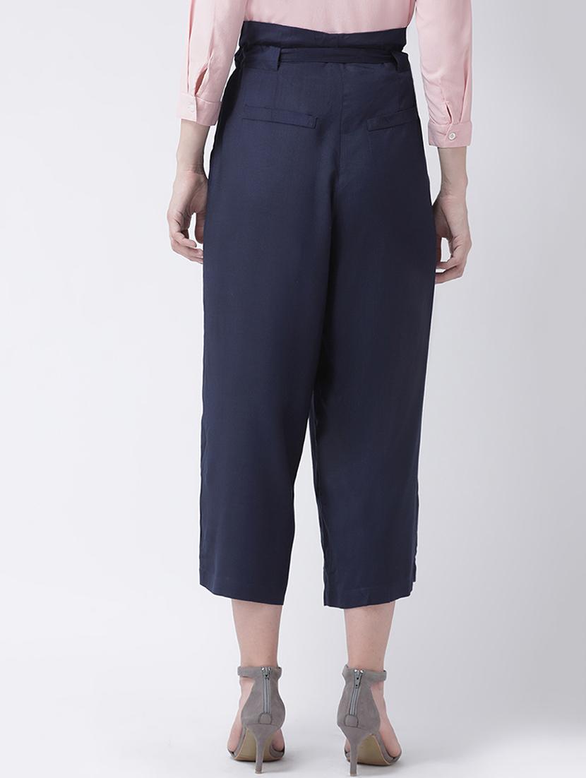 tie knot wide leg trouser - 16483216 - Standard Image - 2