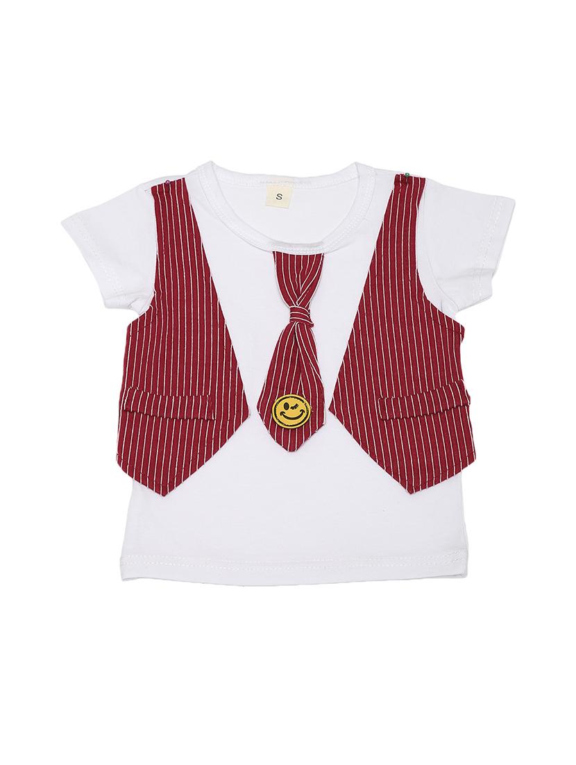 red cotton shorts set - 16484369 - Standard Image - 2