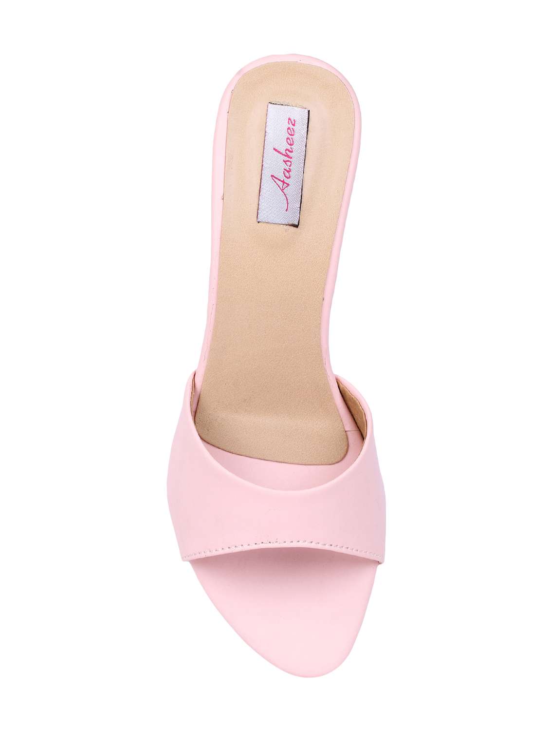 pink slip on sandals - 16484686 -  Standard Image - 2