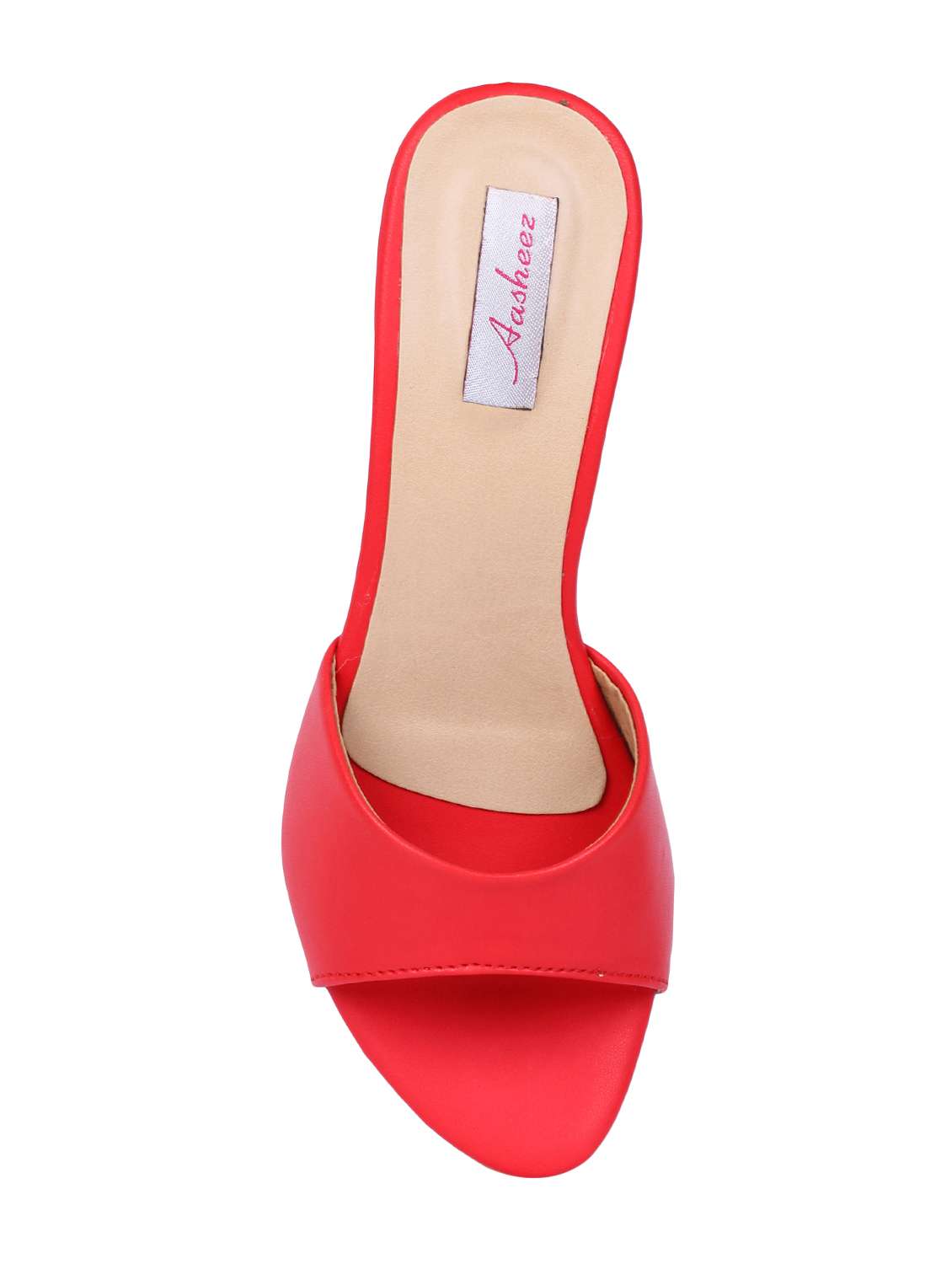 red slip on sandals - 16484687 -  Standard Image - 2