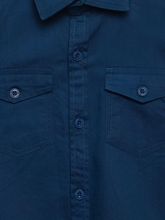 blue cotton shirt - 16487028 - Standard Image - 2