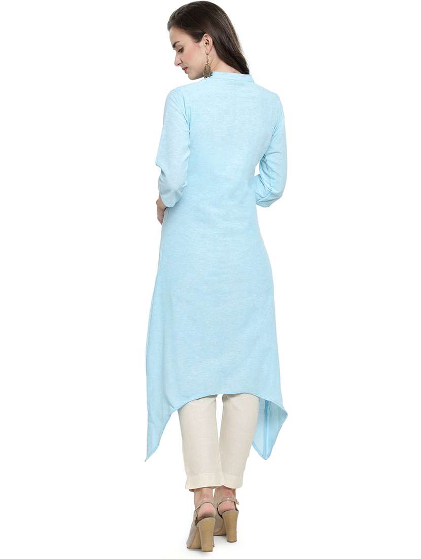 women's asymmetric kurta - 16487782 - Standard Image - 2