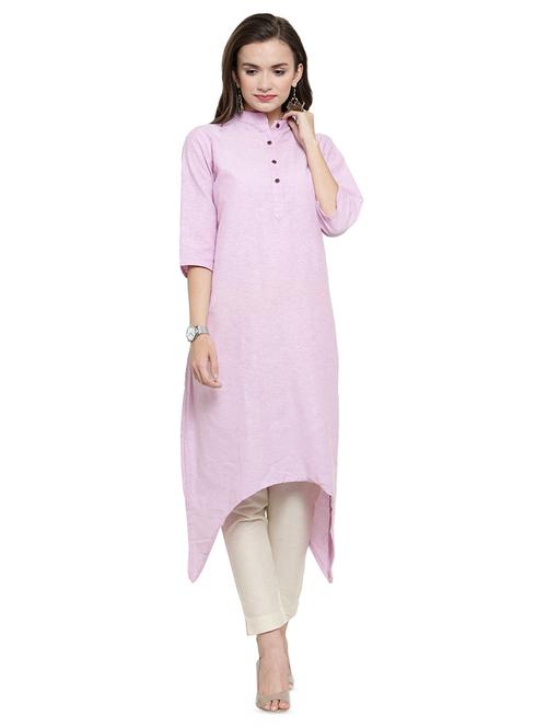 women's asymmetric kurta - 16487784 - Standard Image - 0