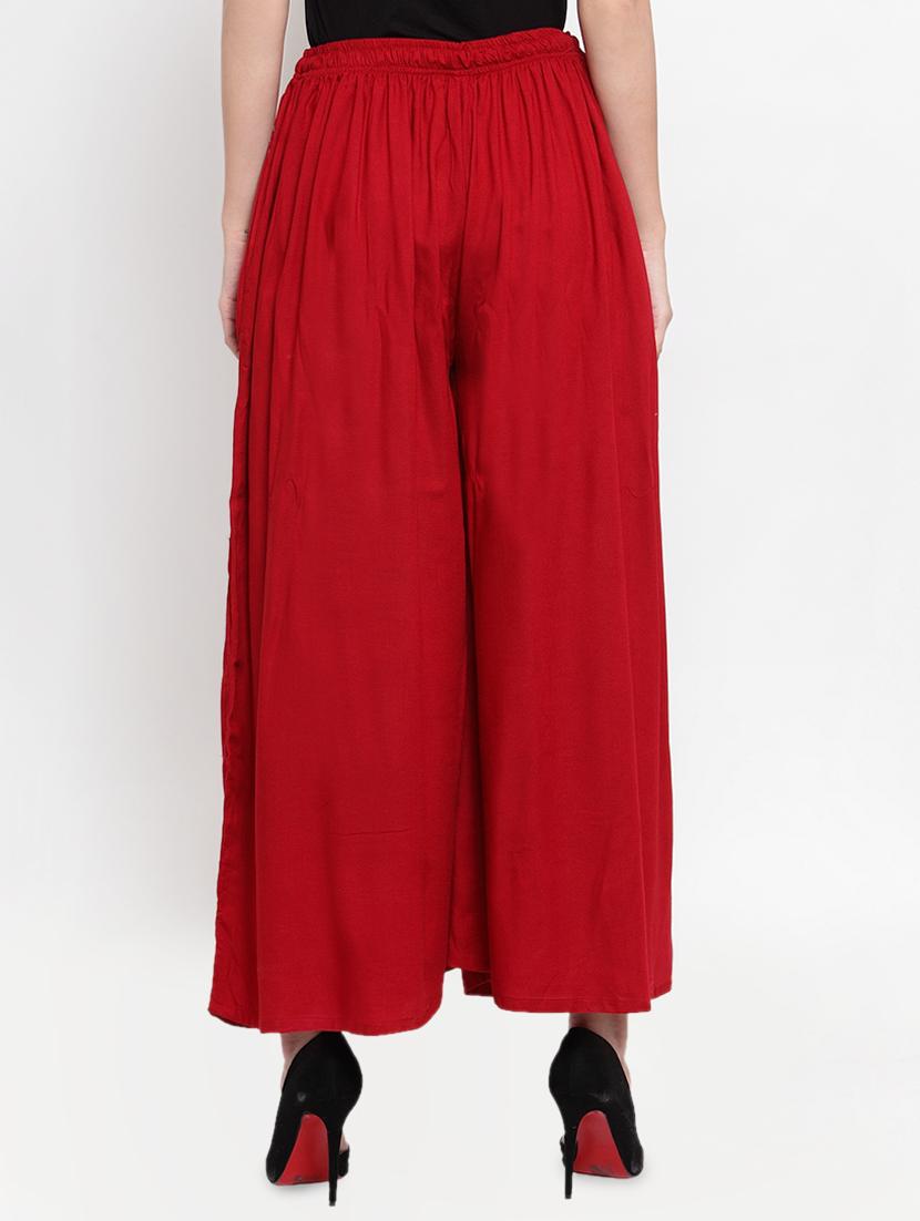 solid flared palazzo - 16493466 - Standard Image - 2
