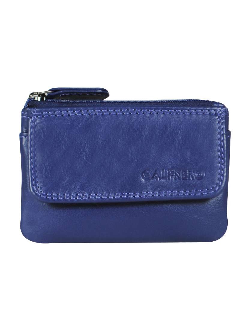 purple leather regular pouch