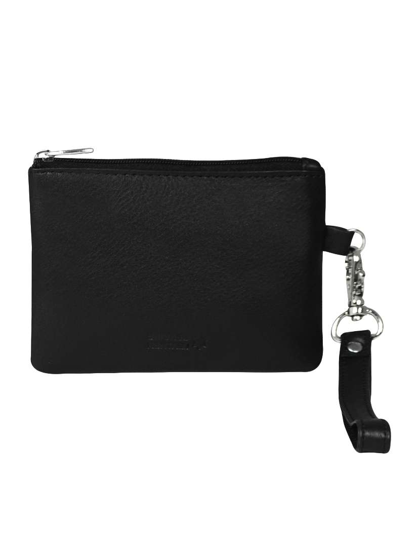 black leather regular pouch