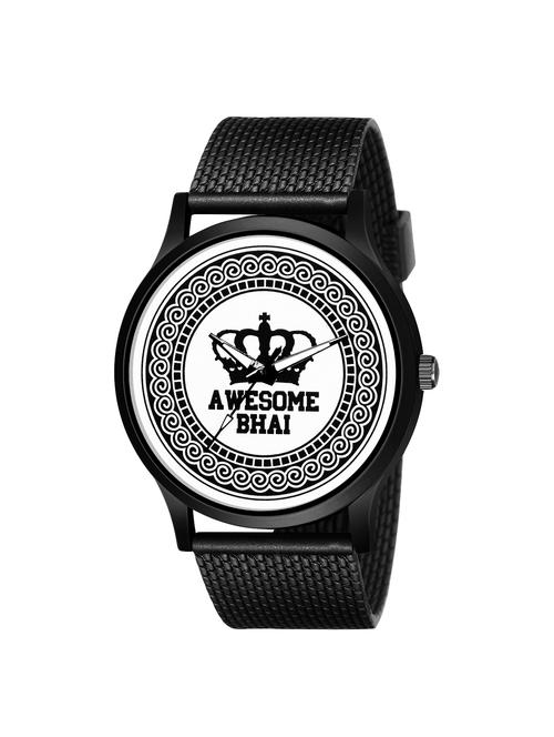 lorenz rakhi special watch for men | watch for boys- awesome bhai- mk-2083w - 16494845 - Standard Image - 0