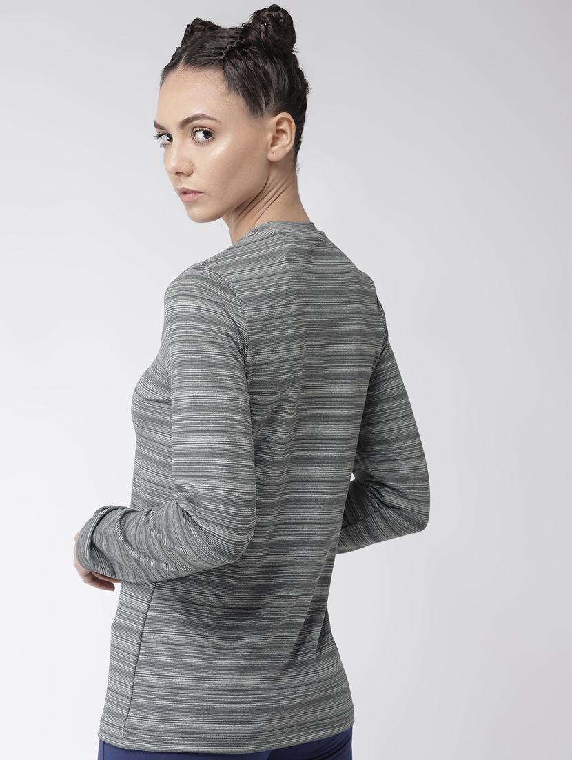 round neck striped sports tee - 16494871 - Standard Image - 2