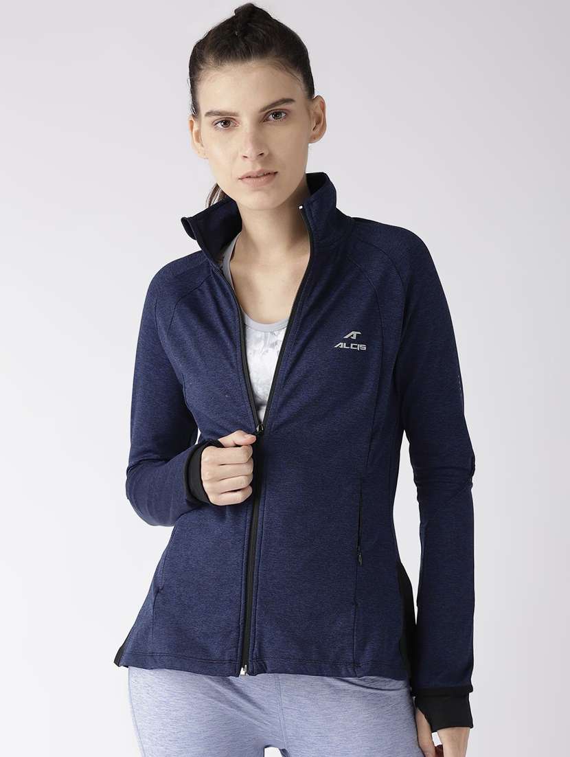 raglan sleeved zip up jacket