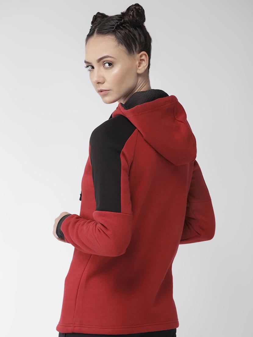 color block hooded sweatshirt - 16494962 - Standard Image - 2
