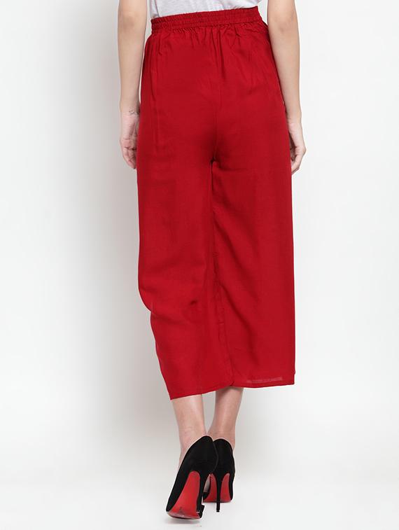 high rise solid culotte - 16495028 - Standard Image - 2