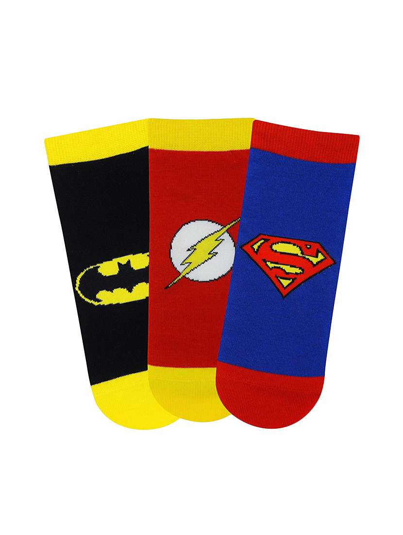 men pack of 3 printed no show sock