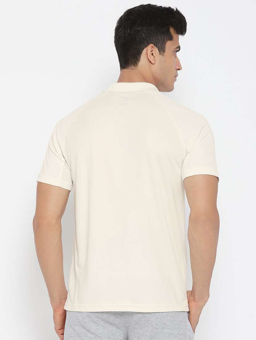 beige solid t-shirt - 16499642 -  Standard Image - 2