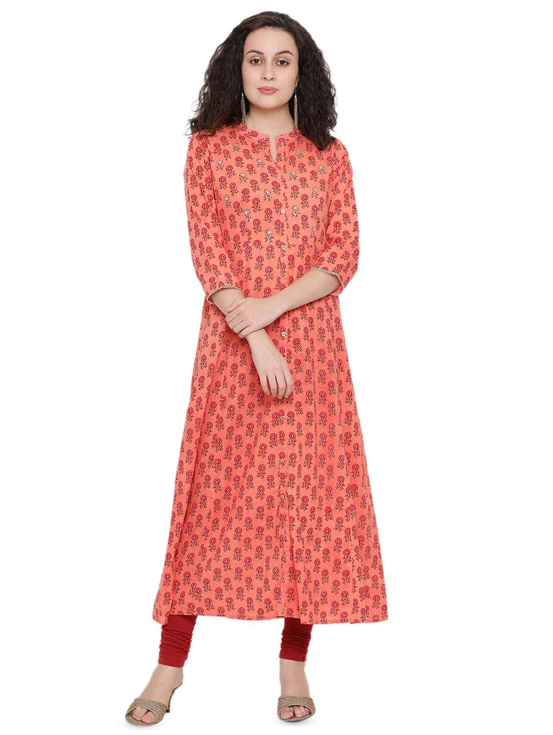 women's front slit kurta