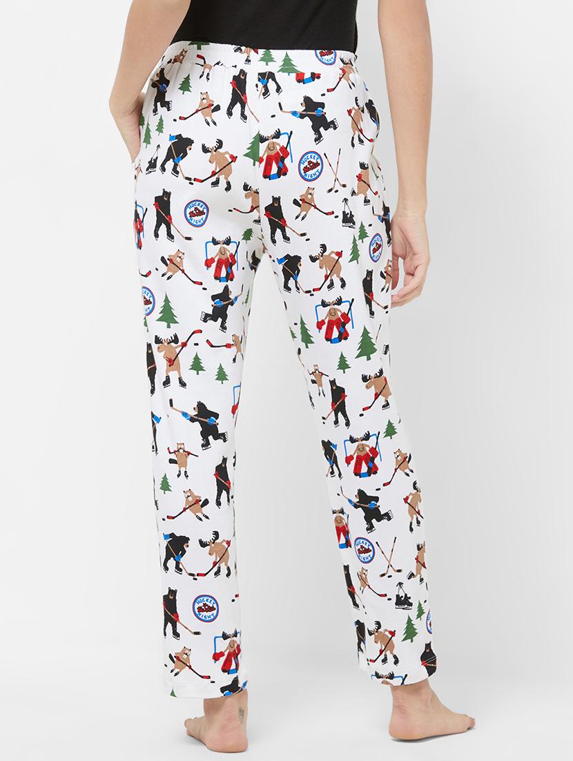 drawstring waist quirky pajama - 16501032 - Standard Image - 2