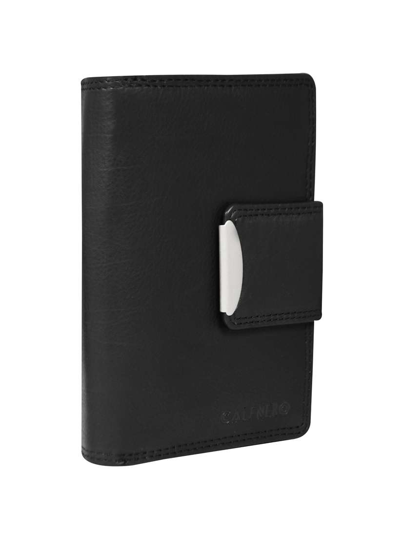 black leather wallet