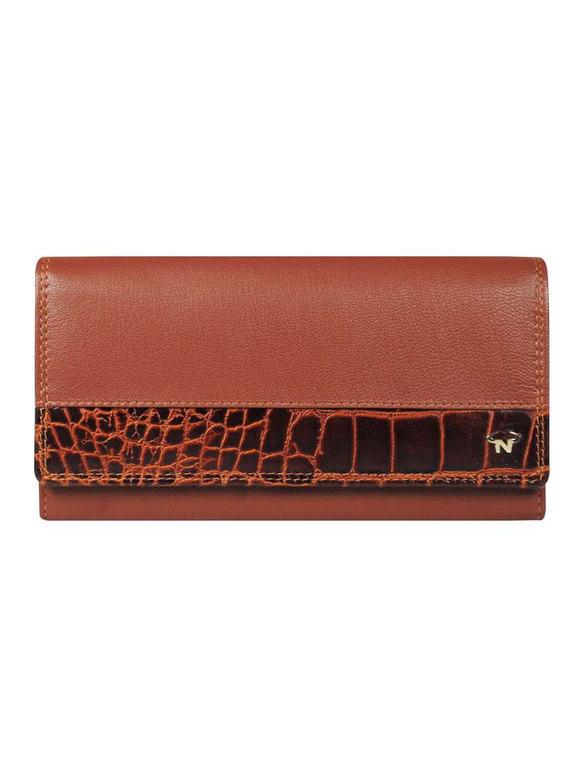 brown leather wallet