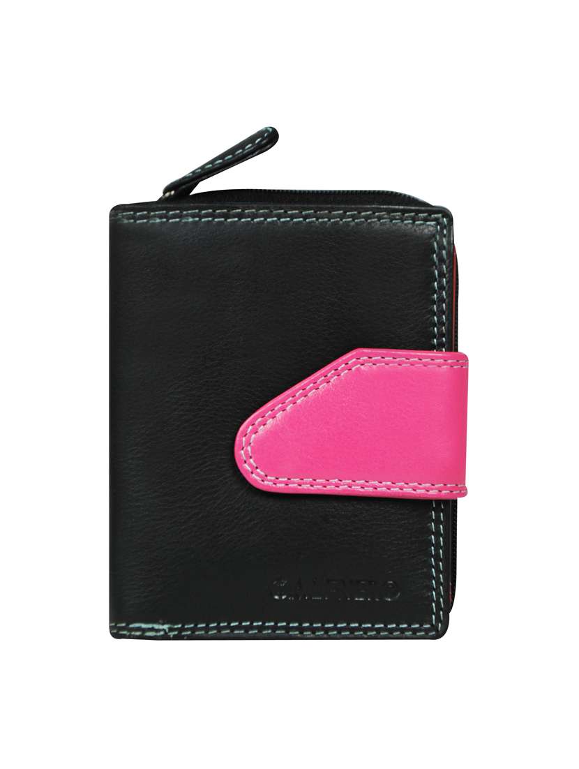 black leather wallet