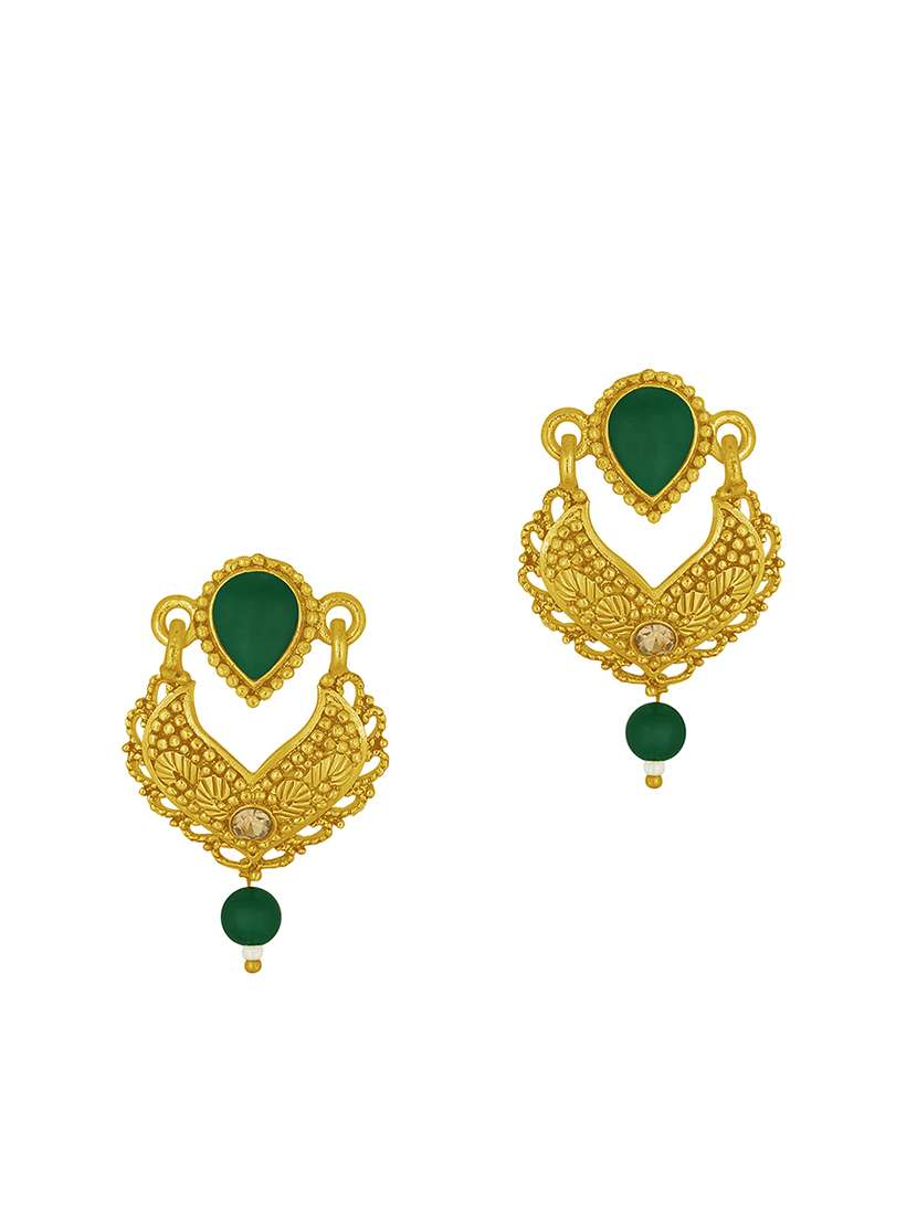 gold metal studs earring