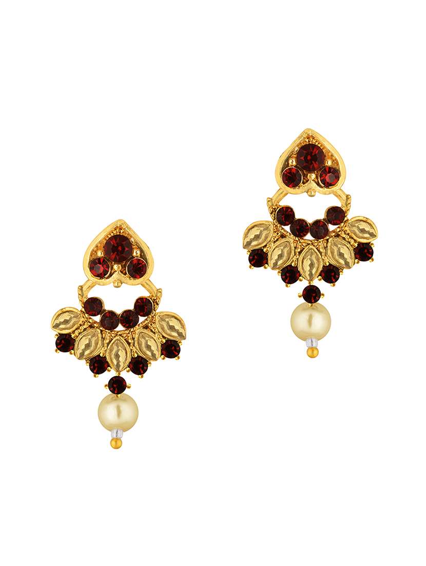 gold metal studs earring