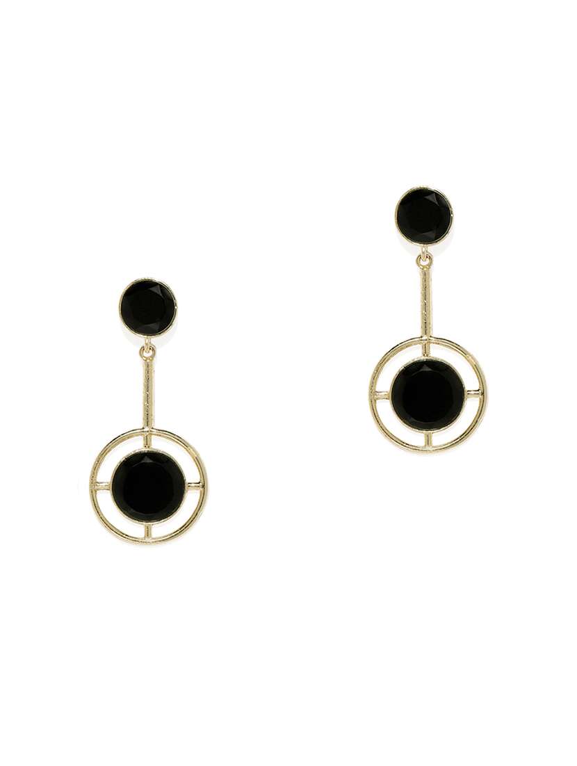 gold metal drop earring