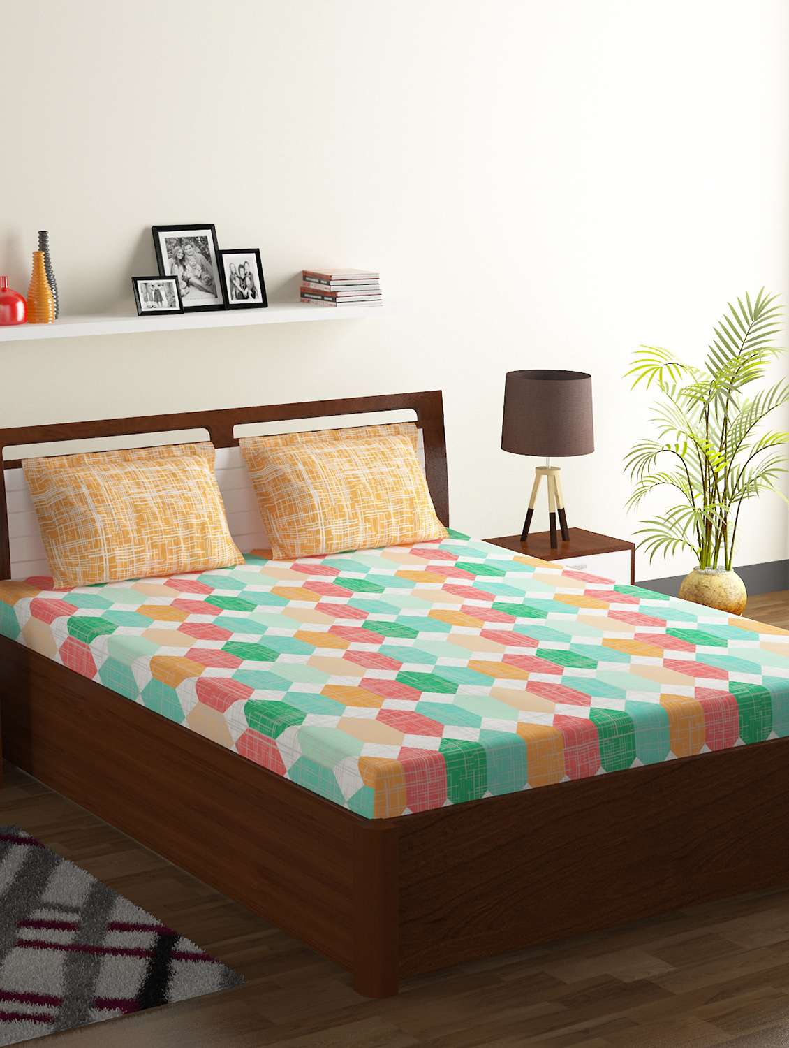 cotton double bed sheet breeze
