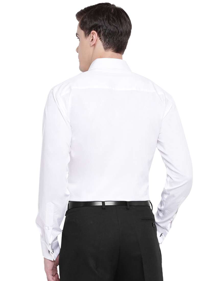 white solid formal shirt - 16511451 -  Standard Image - 2