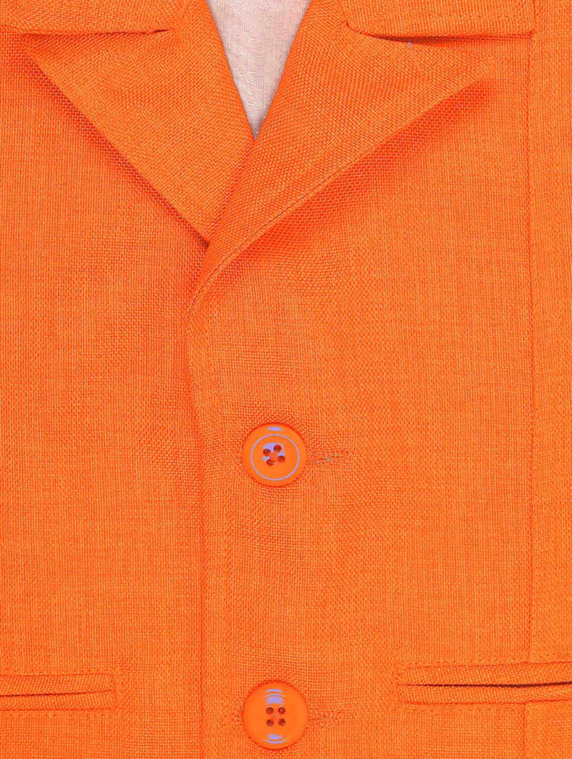 orange jute waistcoat - 16512039 - Standard Image - 2