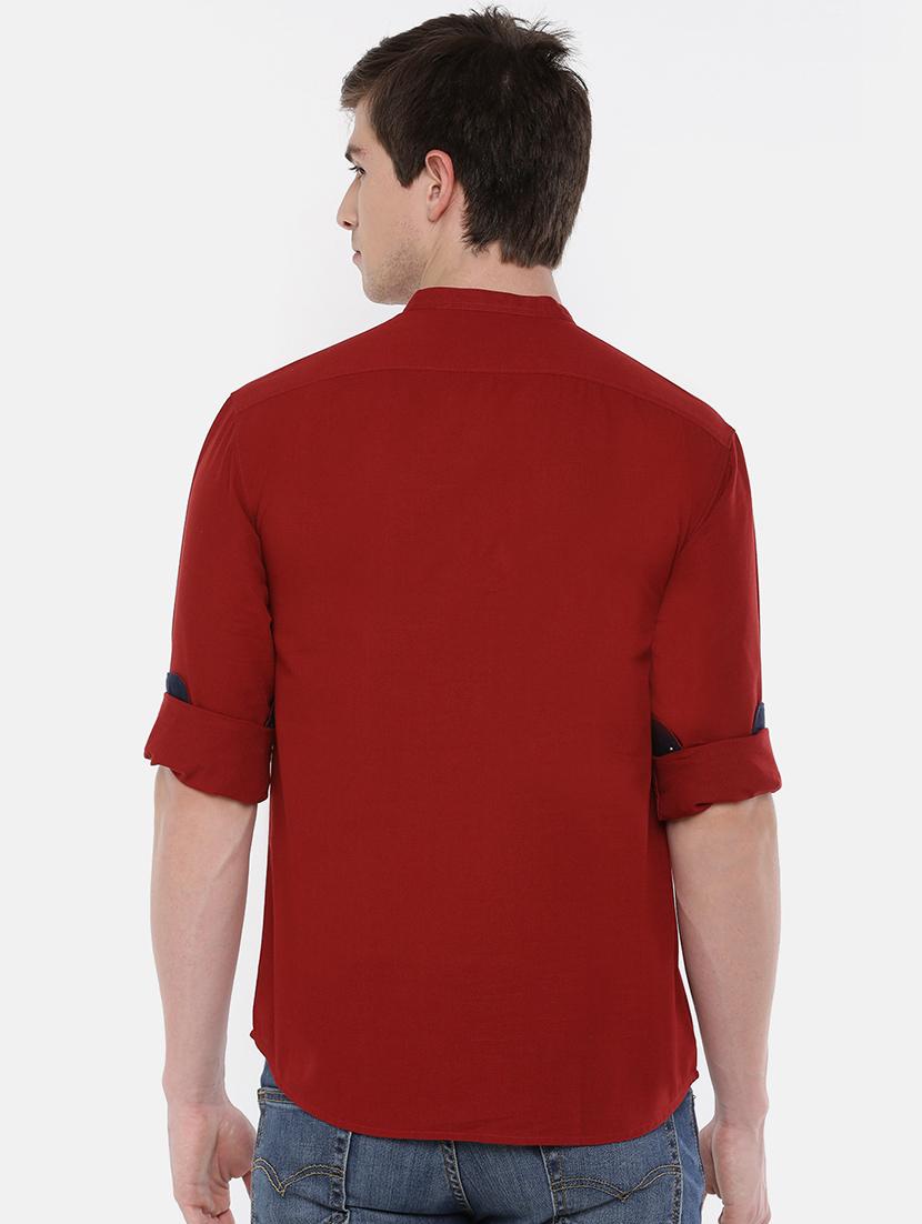 red solid short kurta - 16516782 - Standard Image - 2