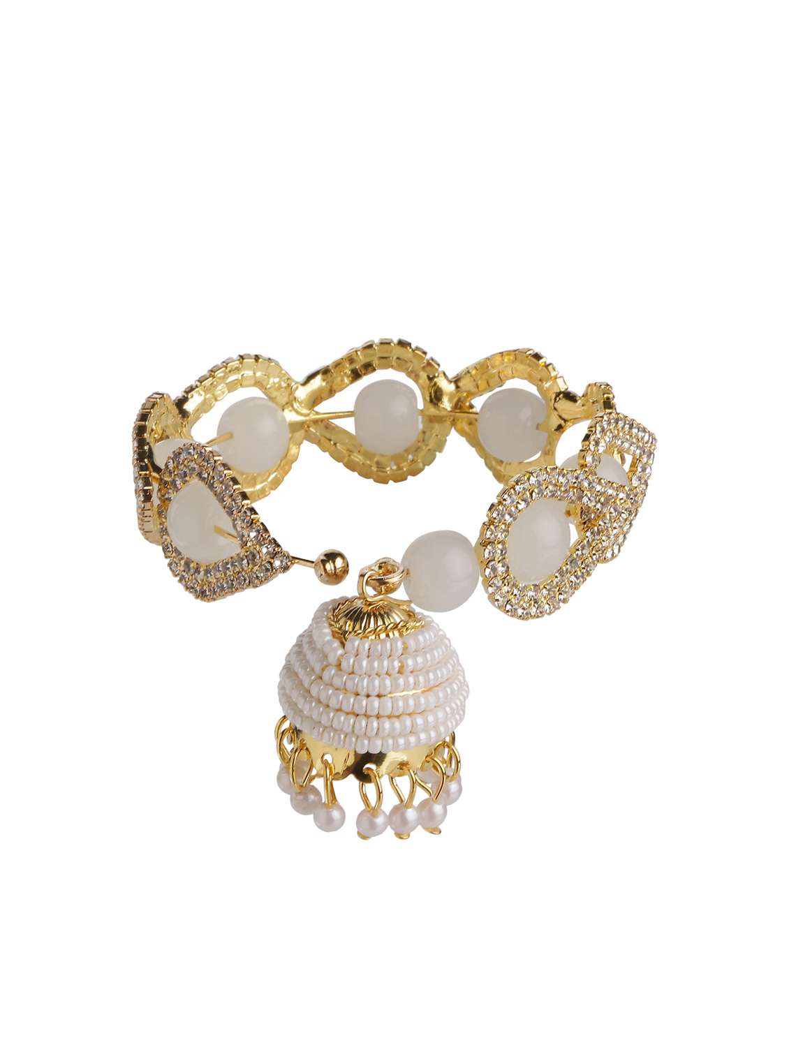 white metal bangle  bracelet