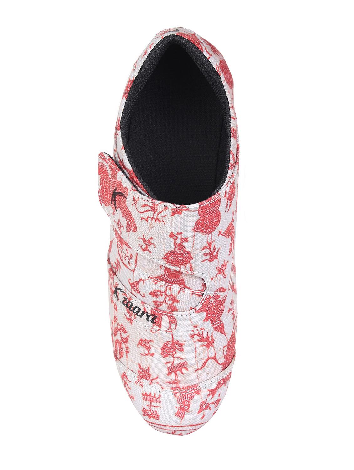 kzaara red canvas slipons - 16518083 - Standard Image - 2