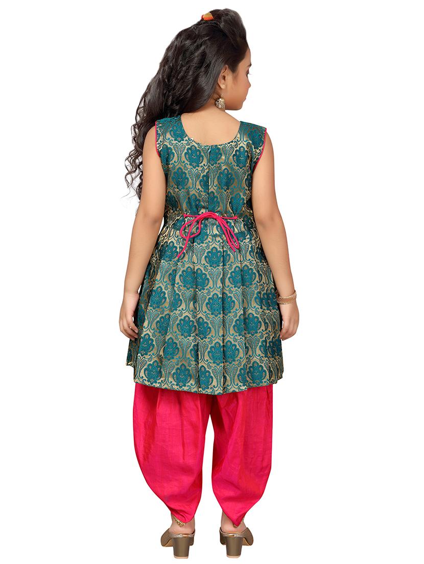 green silk blend suit set - 16519217 - Standard Image - 2