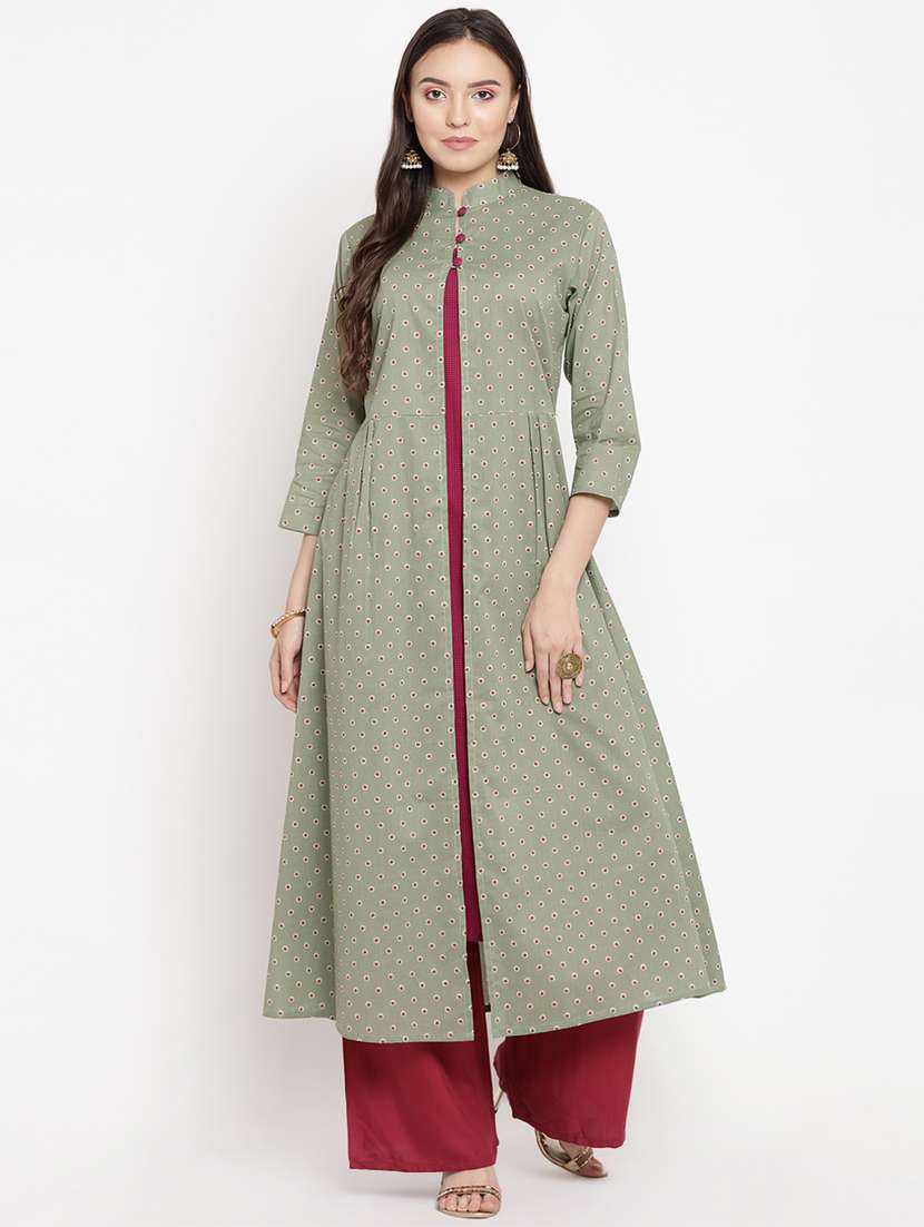 women's layered kurta