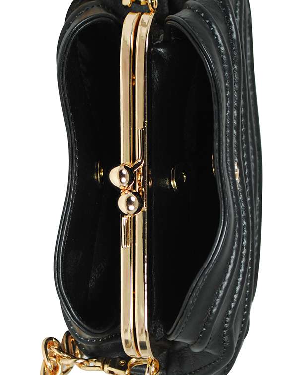 black leather sling bag - 16526372 -  Standard Image - 2